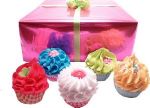 Coffret Cadeau de Cupcakes de Bain