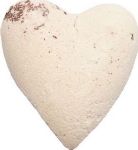 Coeur de Bain Effervescent Chocolat Blanc
