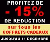 15% de REDUCTION sur les IDEES CADEAUX POUR NOL