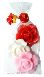 Sachet de 3 Savons Fleurs