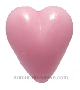 Mini Savon Coeur Rose